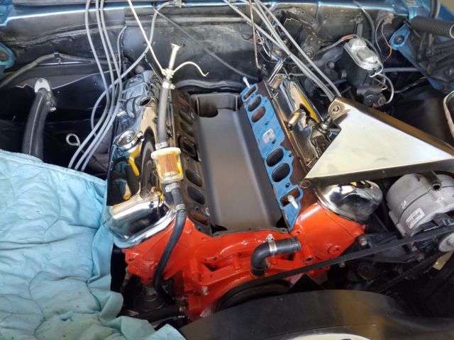 1968 Blue Chevrolet Camaro Convertible