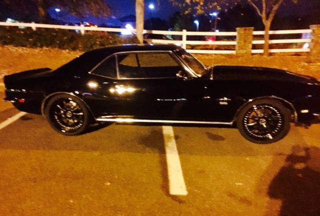 1968 Black Chevrolet Camaro Coupe