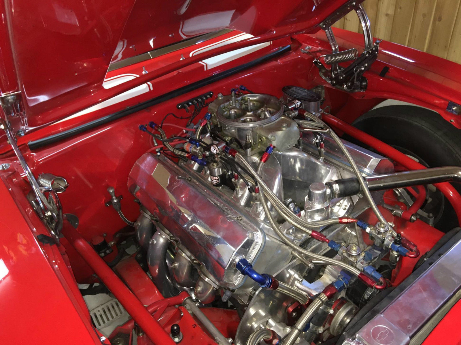 1968 Red and White Chevrolet Camaro Basic Coupe 2 Door