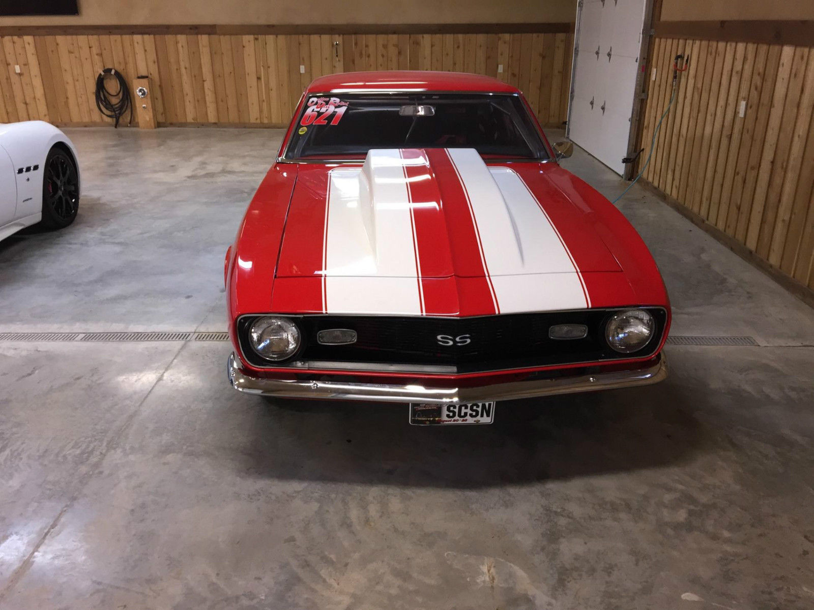 1968 Red and White Chevrolet Camaro Basic Coupe 2 Door