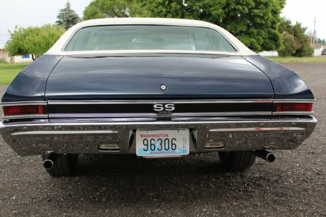 1968 Blue Chevrolet Chevelle Coupe