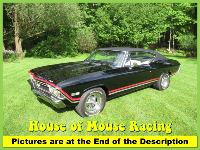 1968 Black Chevrolet Chevelle Coupe