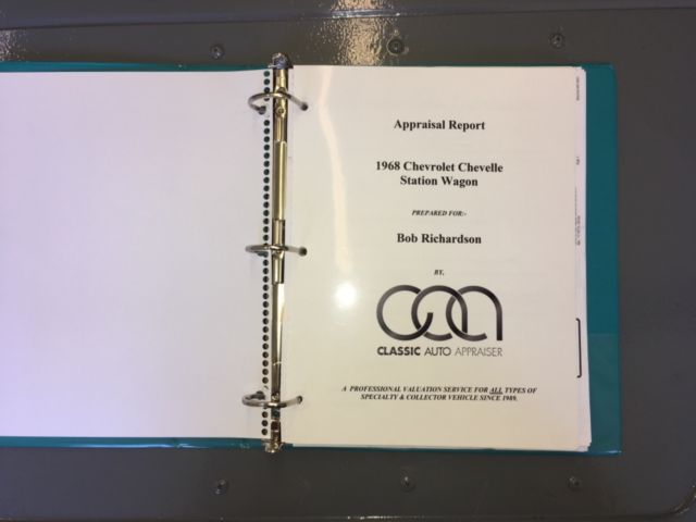 1968 Silver / greenish Chevrolet SS Station wagon clear