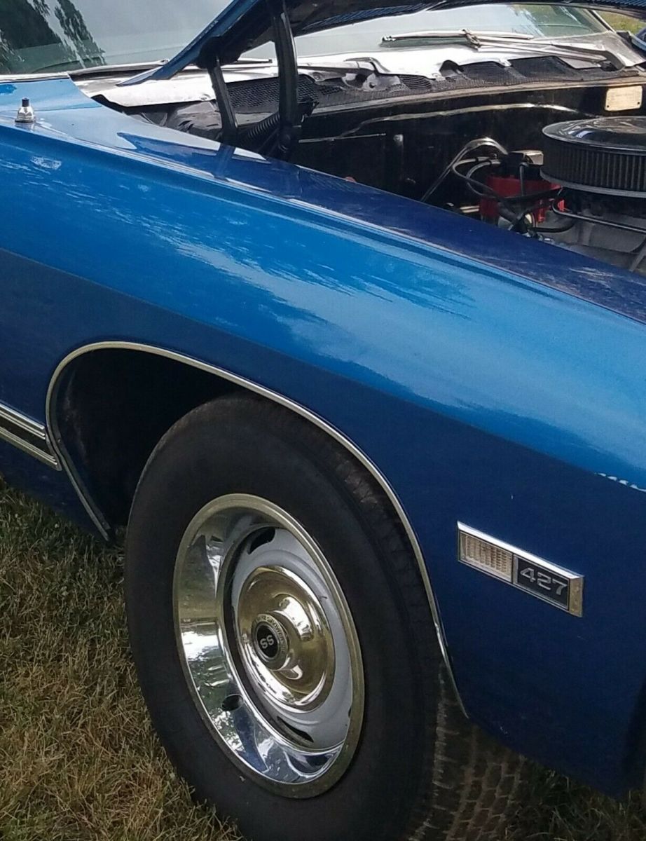 1968 Blue Chevrolet Caprice Coupe