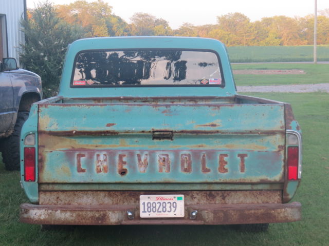 1968 Green Chevrolet C-10 Standard Cab Pickup