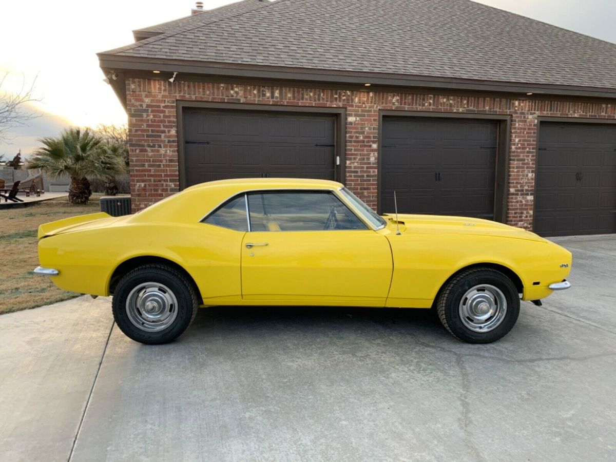 1968 Yellow Chevrolet Camaro Coupe