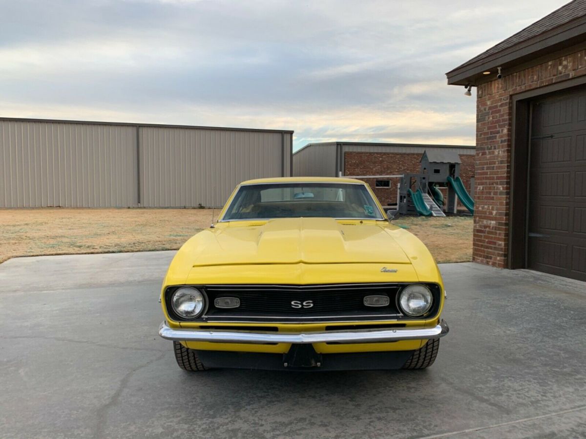 1968 Yellow Chevrolet Camaro Coupe