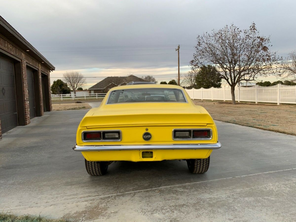 1968 Yellow Chevrolet Camaro Coupe