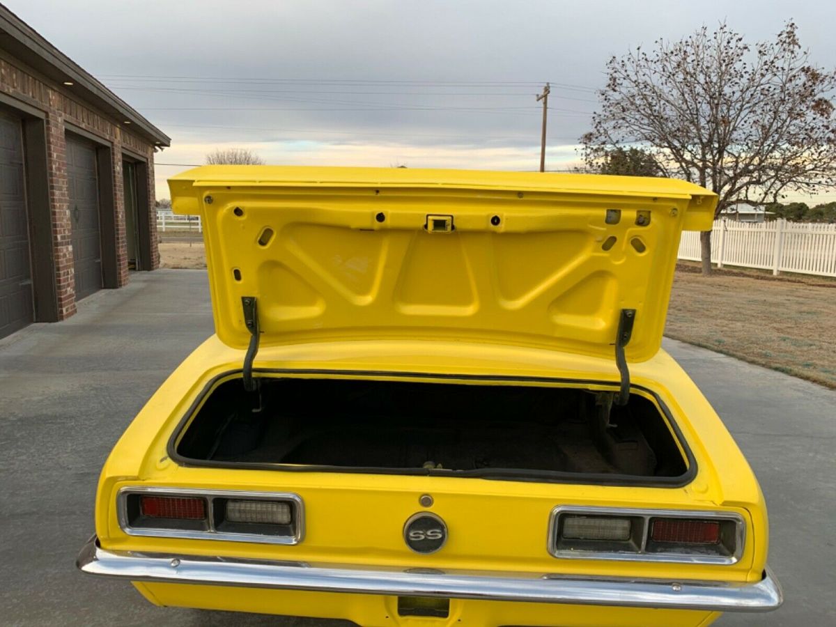 1968 Yellow Chevrolet Camaro Coupe
