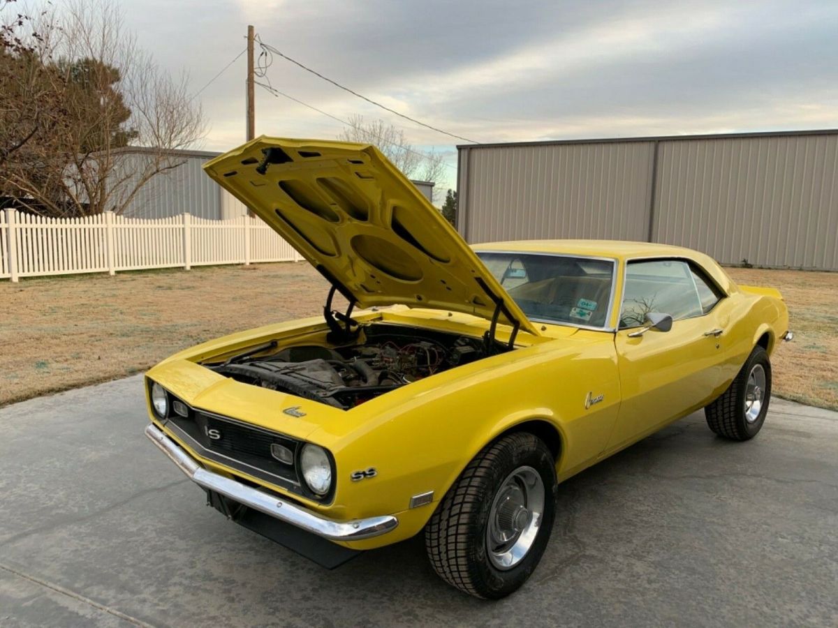 1968 Yellow Chevrolet Camaro Coupe