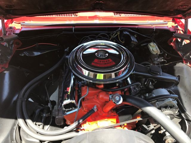 1968 red Chevrolet Camaro Convertible