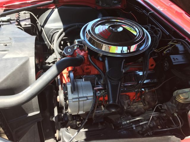 1968 red Chevrolet Camaro Convertible