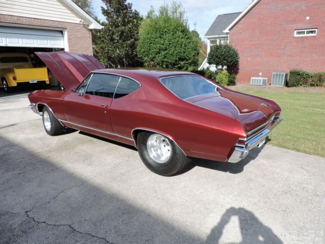 1968 Burgundy Chevrolet Chevelle Coupe