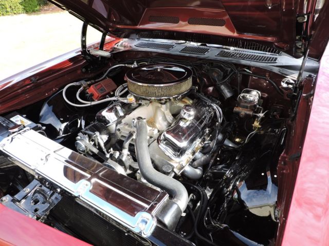 1968 Burgundy Chevrolet Chevelle Coupe