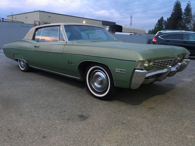 1968 green Chevrolet Impala custom