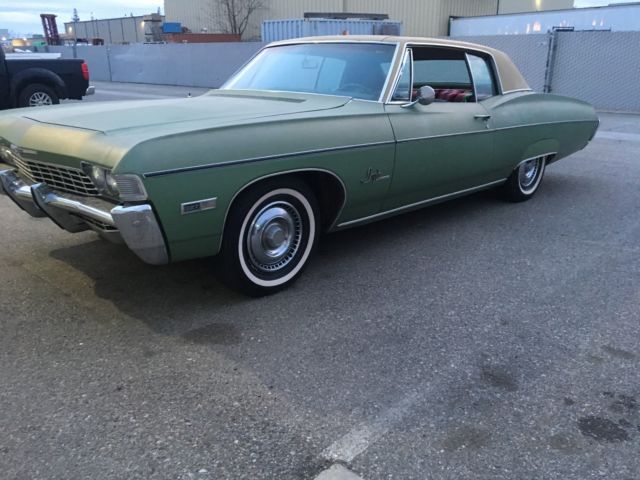1968 green Chevrolet Impala custom