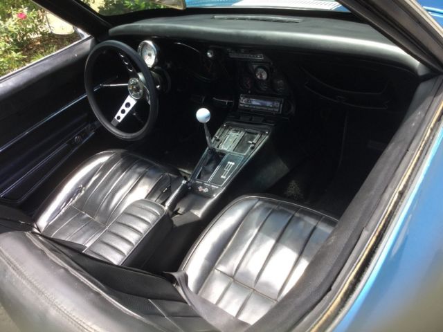 1968 Blue Chevrolet Corvette Convertible