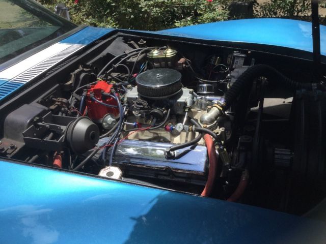 1968 Blue Chevrolet Corvette Convertible
