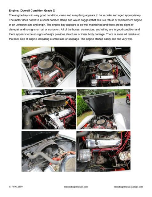 1968 Silver Chevrolet Corvette Convertible