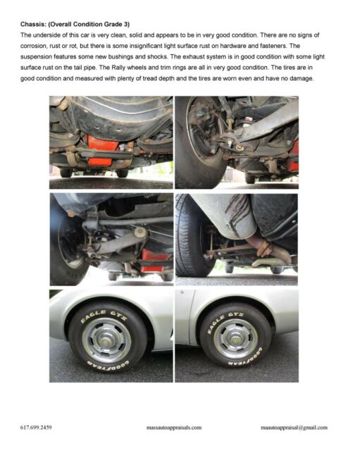 1968 Silver Chevrolet Corvette Convertible