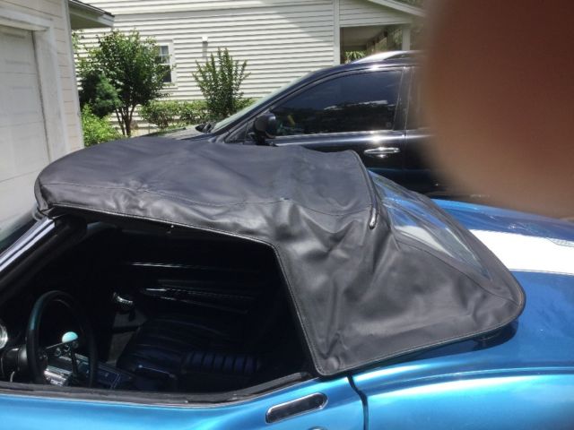 1968 Blue Chevrolet Corvette Convertible