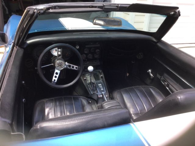 1968 Blue Chevrolet Corvette Convertible