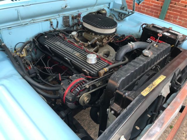 1968 Blue Dodge Other Pickups CUSTOM CAB LONG BED