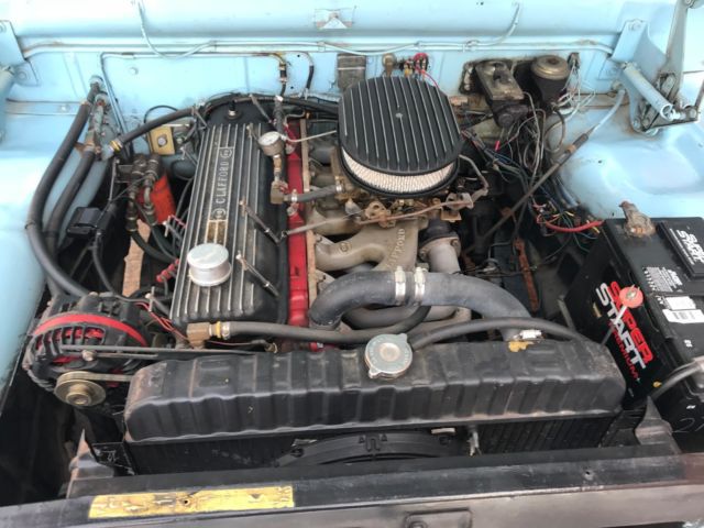 1968 Blue Dodge Other Pickups CUSTOM CAB LONG BED