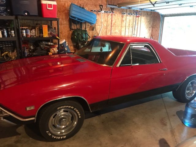 1968 Red Chevrolet El Camino Crew Cab Pickup