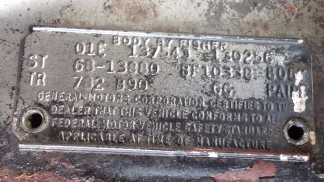 1968 Green Chevrolet El Camino El Camino