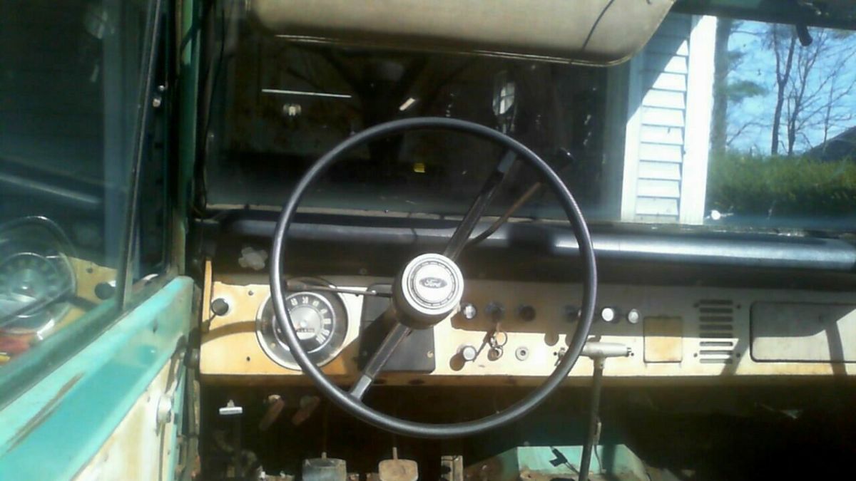 1968 Blue Ford Bronco SUV