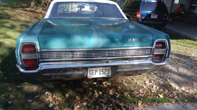 1968 Blue Ford Galaxie Sedan