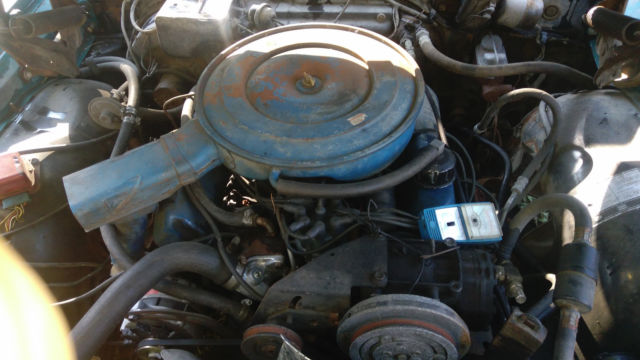 1968 Blue Ford Galaxie Sedan