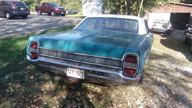 1968 Blue Ford Galaxie Sedan