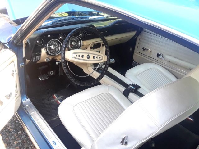1968 Acapulco Blue Ford Mustang Fastback