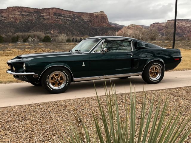 1968 Green Ford Mustang Fastback