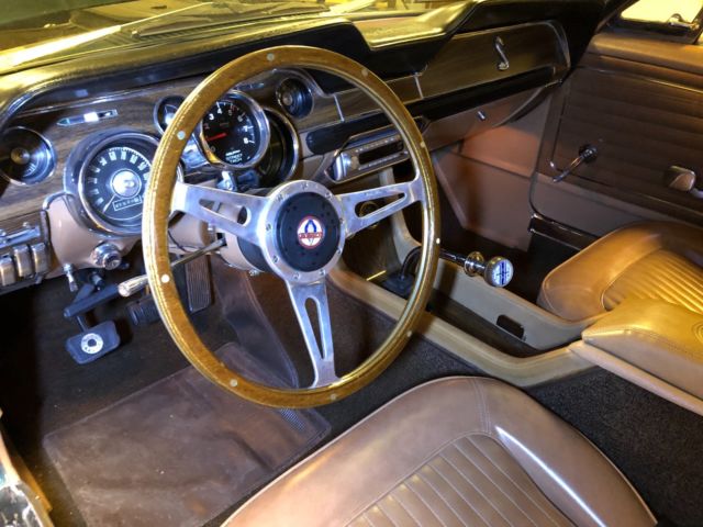 1968 Green Ford Mustang Fastback