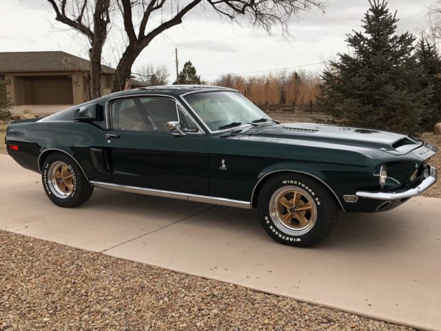 1968 Green Ford Mustang Fastback