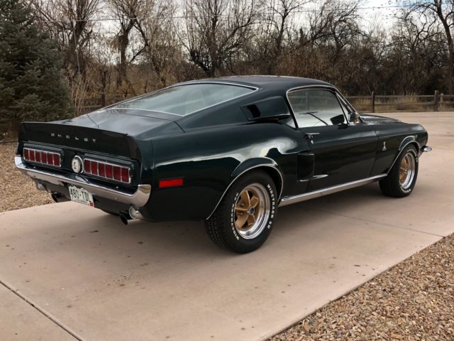1968 Green Ford Mustang Fastback
