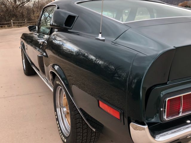 1968 Green Ford Mustang Fastback