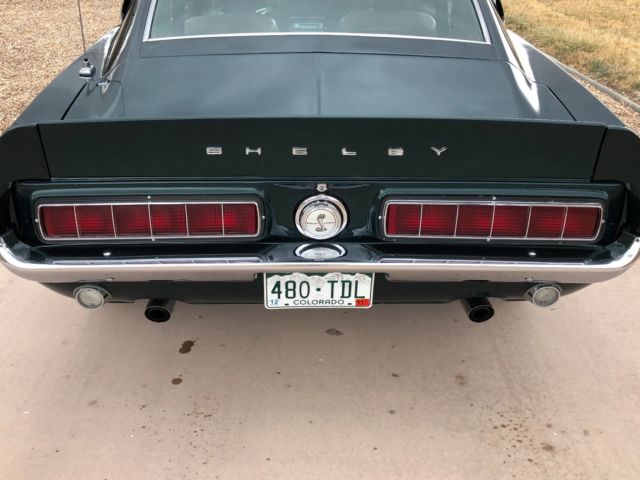 1968 Green Ford Mustang Fastback