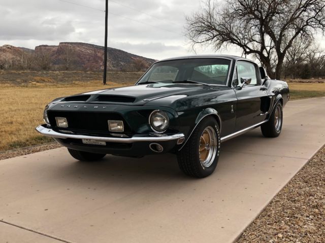 1968 Green Ford Mustang Fastback