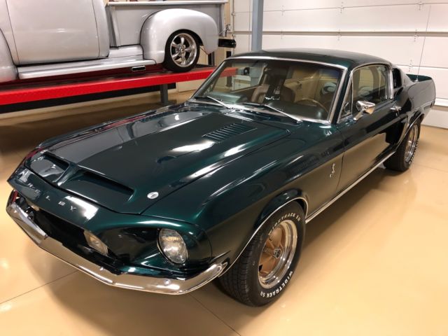 1968 Green Ford Mustang Fastback