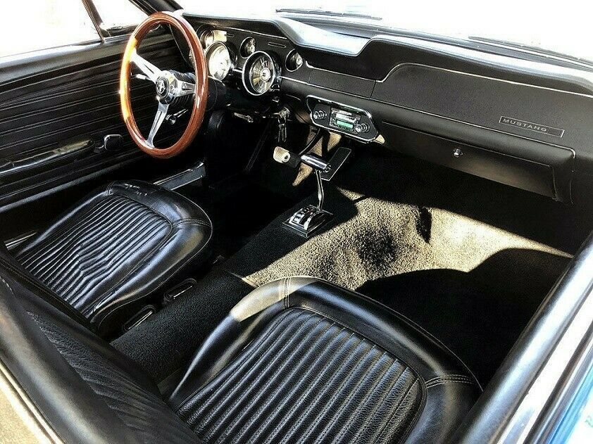 1968 Blue Ford Mustang Coupe