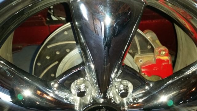 1968 Burgundy Ford Mustang