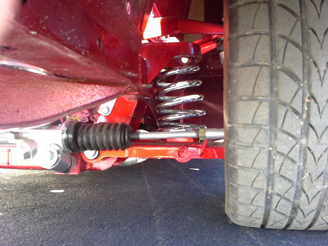 1968 Burgundy Ford Mustang