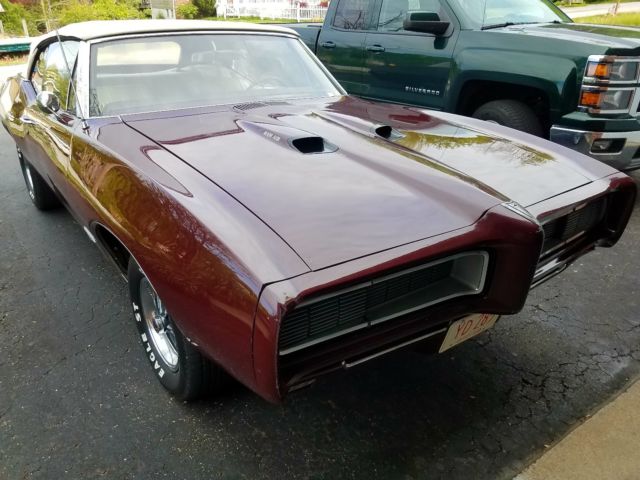 1968 Flambeau Burgundy - N Pontiac GTO Convertible