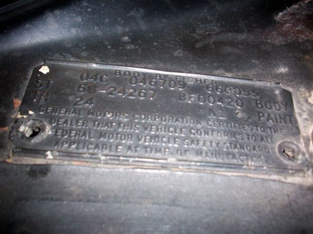 1968 Flambeau Burgundy - N Pontiac GTO Convertible