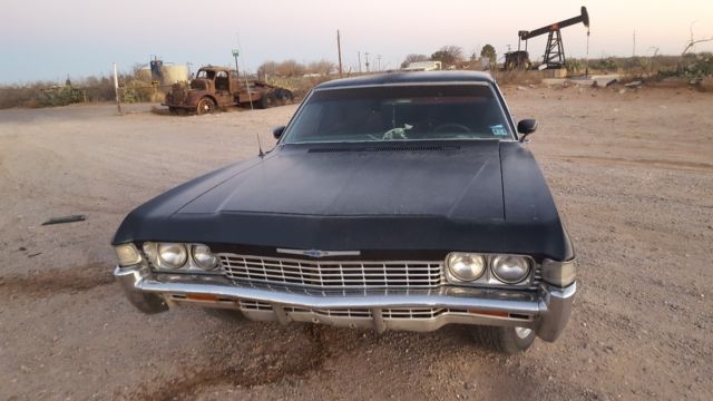 1968 Black Chevrolet Impala Wagon
