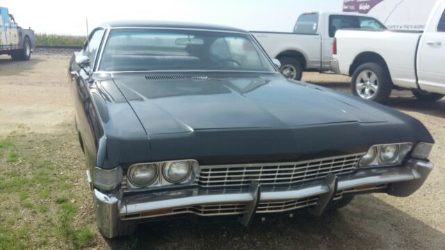 1968 Black Chevrolet Impala 2 door hard top